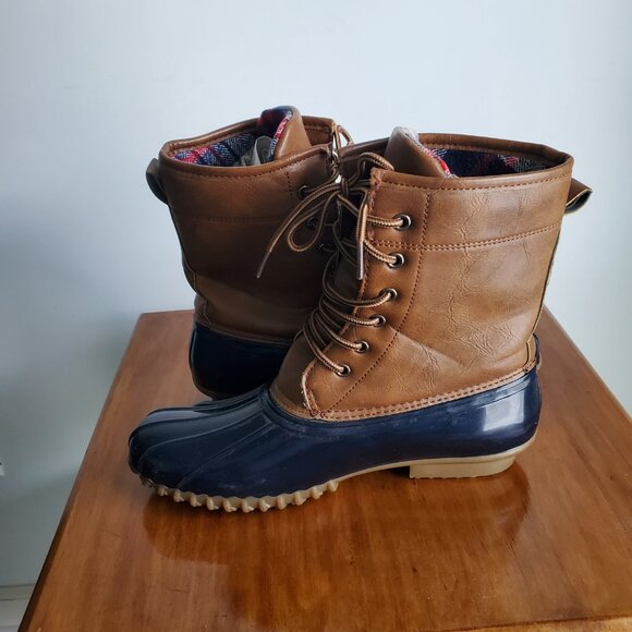 Charles Albert Waterproof Duck Boots Women's Size 10 - Picture 2 of 7